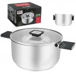 Anser Кастрюля 4,4л d22см,ф.цилиндр,складн ручки (6)