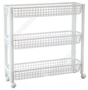 Этажерка 3-х яр (60х18 h60см) белый (4) 