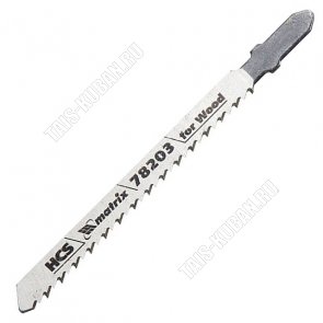 Полотна д/электролобзика по дереву, 3 шт T101B 75х2,5мм, обр.зуб, HCS 