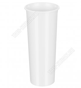 Ваза для цветов 1,6л d11 h26см,белый (18) 