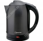 Чайник нерж. 1,8л 1500Вт диск,автооткл,защ.б/воды,пов.на 360`,чёрный(12) 