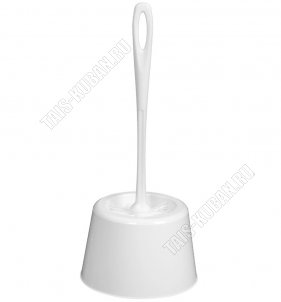 Ерш+подставка WC кругл, белый (26) 