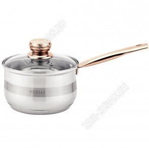 Golden Ковш 1,3л d14см с крышкой (9)