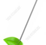 Совок .25х18см,вертикальн.ручка L71см , салатовый (40)