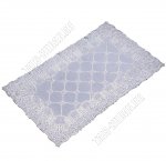 Ажурная салфетка, серебро, прям (60х100см) 