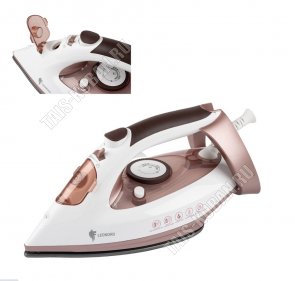 Утюг тефлоновая подошва 3100Вт пар 30г/вода 280мл,белый/бронзовый (8) 