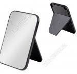 Зеркало настольное складное, прямоугольное (14х20см) черный (30)