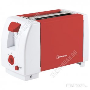 Тостер 750Вт 7реж,2шир.слота д/хлеба,кноп.отмен,поддон д/крош,коралл/бел (6) 