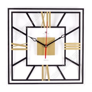 Часы (стекло) квадрат (35х35см) 