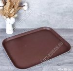 Поднос прям.(45х35см) противоскольз (25)