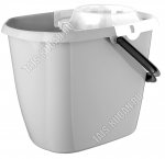 Ведро МОП 13л прямоуг, серый (35х26 h28см) (14)