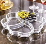 Менажница 4-х секционная d22,5см 