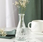 Ваза мини для цветов (стекло) h15см d6/8см ф.