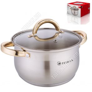 Gold Кастрюля 4,0л d20см,ф.груша (6) 