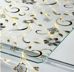 Клеенка силикон (декор) шир.80см,толщ.0,65мм 