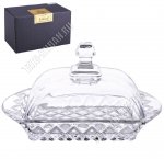 Muza Масленка прямоуг. 17х11см с крышкой, п/у