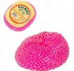 Мочалка для посуды d10см, ПП,плетение, круглая, микс (50)