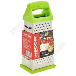 Терка 4-х гранная h20см,зеленый (12) 