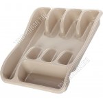 Лоток-вклад д/ст.приб. 5-ти секц, латте (33х26 h6см) (30)