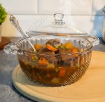 Кастрюля с крышкой 1,0л, d21,5см, h12,5см 