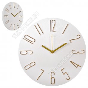 Часы (пластик) круглые d30см 