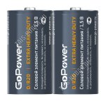 Батарейка GoPower Extra Heavy Duty R20-2шт,спайка (12)
