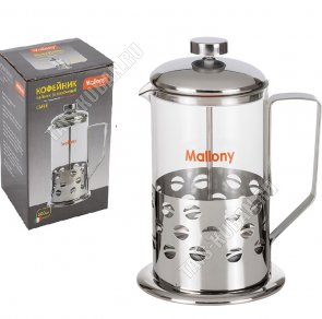 Френч-пресс (стекло+нерж) 