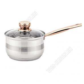 Golden Ковш 1,9л d16см с крышкой (9)