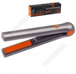Выпрямитель д/волос (беспроводн) керамич. 23В, графит/оранж (12)