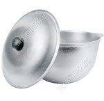 Казан конический. 12л d33 h20см с металлической крышкой (5)