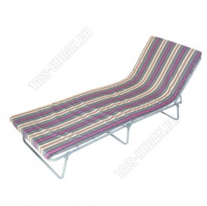 Раскладушка до 120кг, мягкое основание ложе ТЕНТ/хлопок (192х65см) 