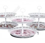 Фруктовница 2-х яр, круг (d25/30 h26см) 