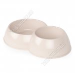 Миска д/корма 2-ная по 0,3л (29х20 h7см) (30)