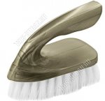 Щетка-утюжок L12см д/одежды антрацит жест.ворс h2,5см (23)