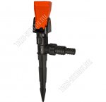 Разбрызгиватель на пике (вращ-ся) 2-х стор грядочный,h30см,п/шланги 1/2