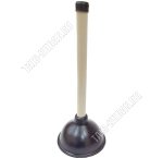 Вантуз чёрн, пластик.ручка d120мм (75)