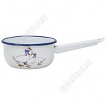 Гуси Ковш (цил) бел 1,5л,син.обод (12)