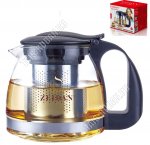 Чайник заварочный (стекло+пластик) 0,7л (24) 