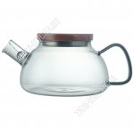 Чайник завар (стекло+бамбук) 