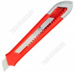 Нож 18мм выдв.лезвие,фиксац,пласт.корпус