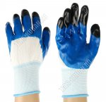 Перчатки д/сад.работ 10 разм (ХL) полиэстр+2-ной нитрил-ладонь (12)