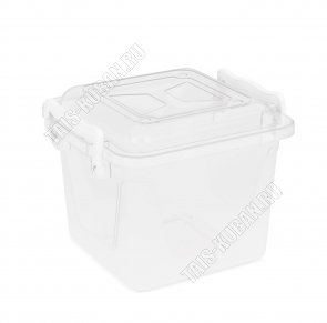 Контейнер квадр.  4,0л крыш.(19х19 h17см) (12) 
