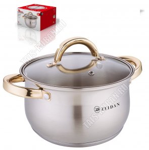 Gold Кастрюля 2,1л d16см,ф.груша (6)