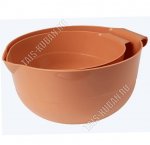 Миска круг Н-Р 2шт 2,0+3,2л, терракот (10)