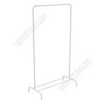 Вешалка гардеробная h151см, белая (15)