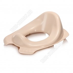 Сиденье-накладка детск,д/унитаза (39х32см) бежевый, Эльф(10) 