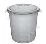 Бак для мусора 50л серый (15)