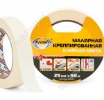 Лента малярная клейк.креппированная 25мм*50м,инд.упак.(36)