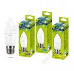 Ergolux-Свеча E27 9Вт,холодн.4500К,светов.поток 865Лм (аналог 80Вт обыч.лампы) h112 d38мм (10) 