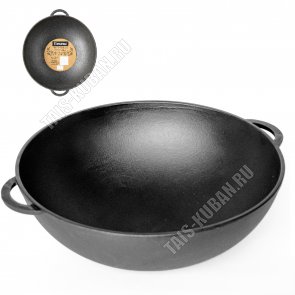 Сковорода-ВОК 5,0л d30см с двумя ручками (2) 
